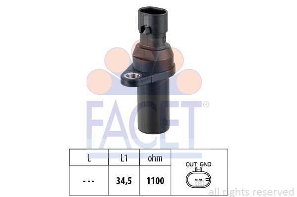 Fiat Punto Evo 2008-2012 Arası 1.4 Natural Power, 1.2, 1.4 Facet Marka Krank Sensörü