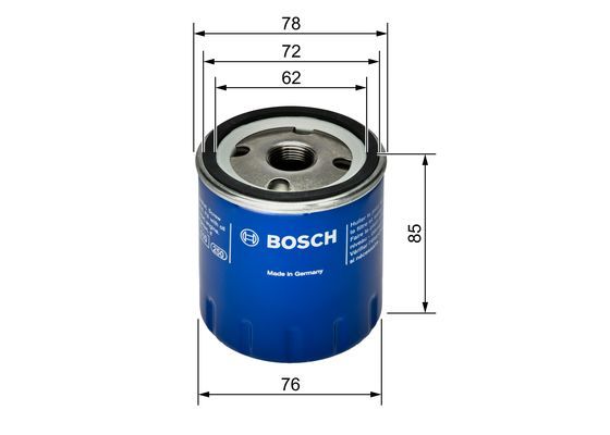 Citroen Ax 1986-1998 Arası 10 E, 14, 11, 1.3 Sport, 10, 14 D Bosch Marka Yağ Filtresi
