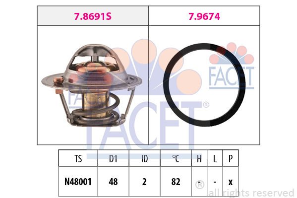 Ford Mondeo 2007-2015 Arası 1.6 Ti Facet Marka Termostat