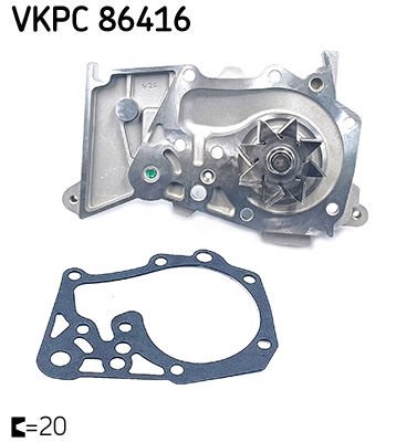 Dacia Logan 2004-2012 Arası 1.4 MPI LPG, 1.6 MPI 85, 1.4 SKF Marka Devirdaim Su Pompası