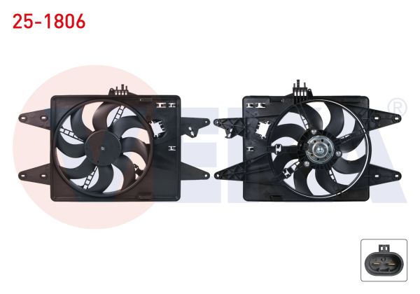 Doblo 1.9D Fan Motoru Veka 25-1806