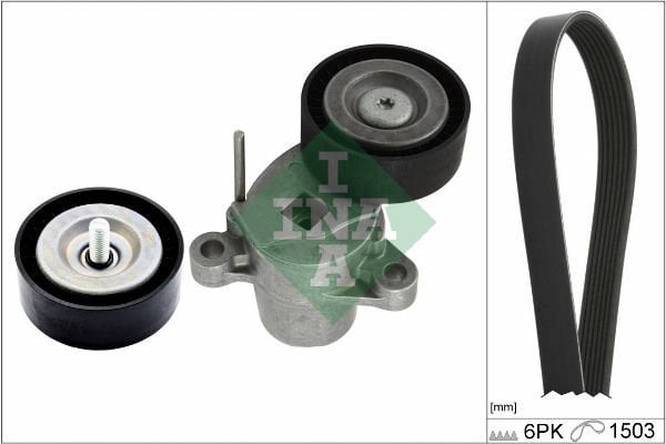 Ford B-Max 2012-2016 Arası 1.0 EcoBoost INA Marka Vantilatör Kayış Seti