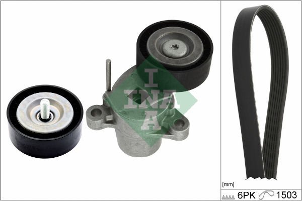 Ford B-Max 2012-2016 Arası 1.0 EcoBoost INA Marka Vantilatör Kayış Seti