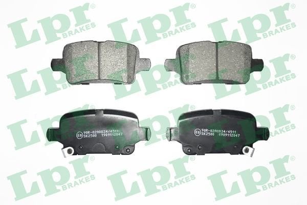 Chevrolet Volt 2011-2015 Arası EV 150 LPR Marka Arka Balata
