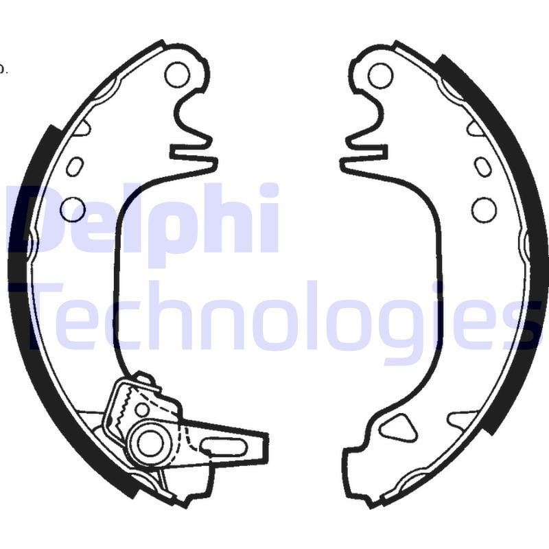 Peugeot 205 1983-2000 Arası 1.4 CJ Delphi Marka Pabuçlu Balata