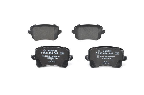Volkswagen Passat 2005-2015 Arası 1.4 TSI, 1.4 TSI EcoFuel, 2.0 TDI, 1.6 TDI, 2.0 TDI 4motion, 1.8 TSI, 2.0 TSI Bosch Marka Arka Balata