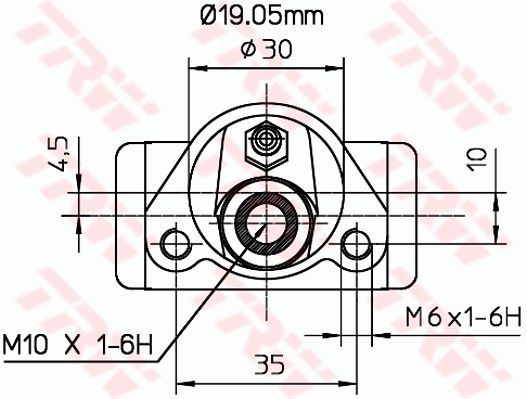 Fiat Panda 1980-2004 Arası 750 TRW Marka Fren Silindiri