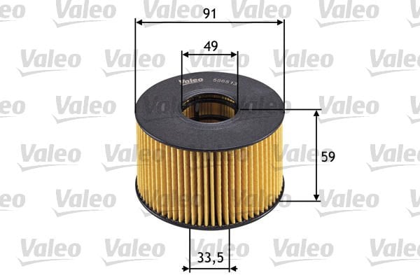 Ford Transit 2000-2006 Arası 2.4 DI RWD Valeo Marka Yağ Filtresi