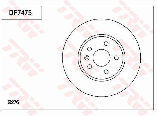 Opel Astra 2009-2015 Arası 1.4 Turbo, 1.4, 2.0 CDTI, 1.3 CDTI, 1.6 TRW Marka Ön Fren Diski