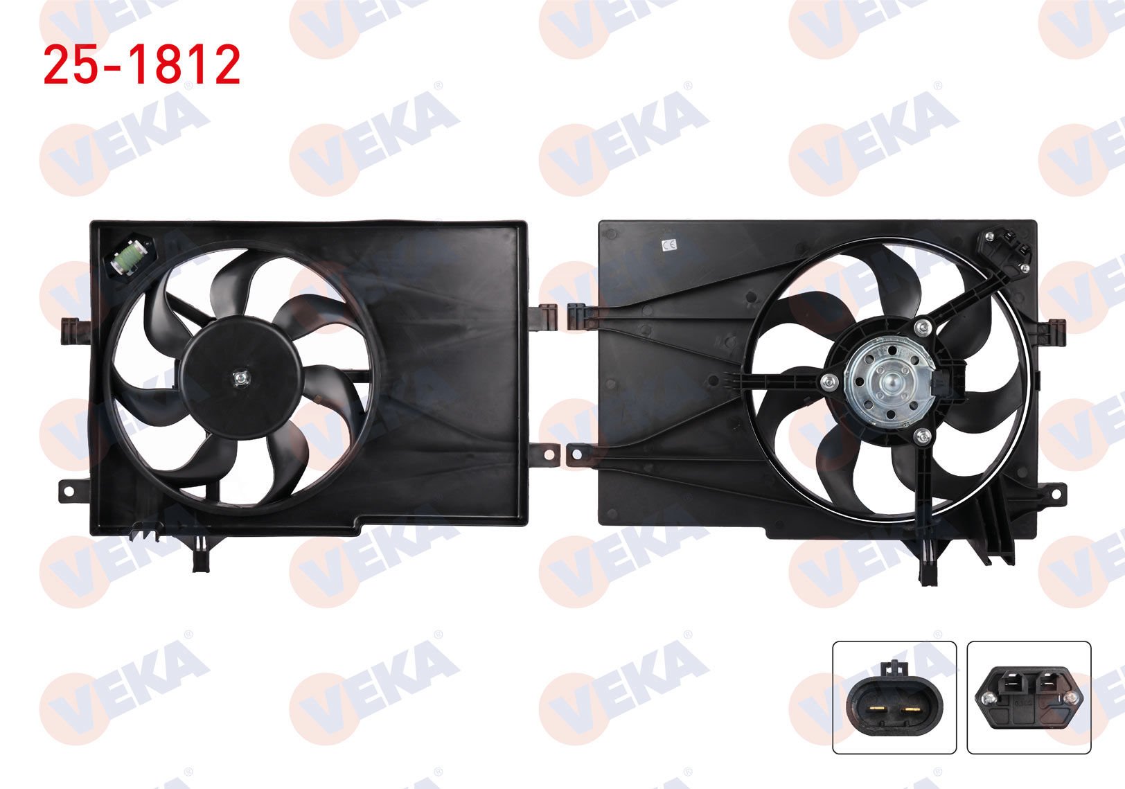 Albea 1.2 16V Fan Motoru Veka 25-1812