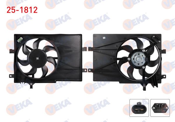 Albea 1.2 16V Fan Motoru Veka 25-1812