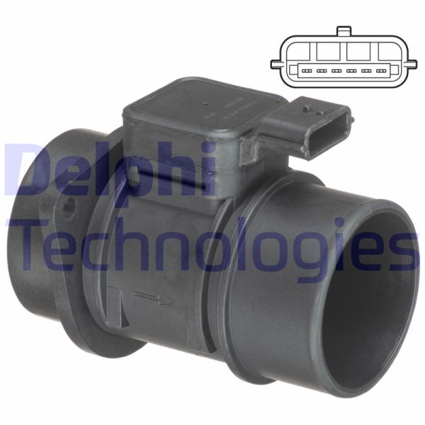 Renault Clio Symbol 1998-2002 Arası 1.5 dCi Delphi Marka Hava Debimetresi