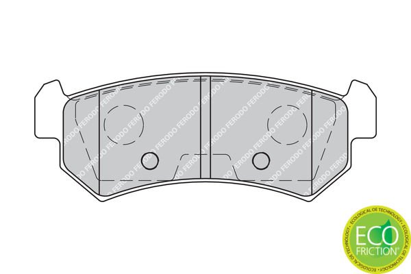 Chevrolet Nubira 2005-2011 Arası 1.4 Ferodo Marka Arka Balata