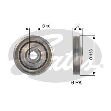 Fiat Scudo 2007-2011 Arası 2.0 D Multijet Gates Marka Krank Kasnağı