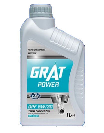 5W30 Motor Yağı Partiküllü Grat 1 Lt GRT-605301/P