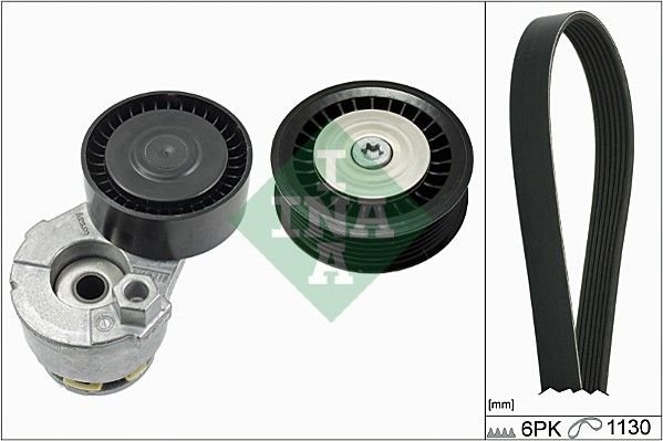 Dacia Sandero 2008-2012 Arası 1.5 dCi INA Marka Vantilatör Kayış Seti