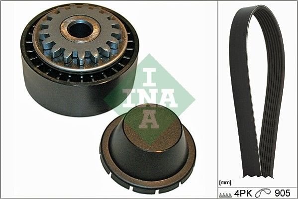 Dacia Sandero 2008-2012 Arası 1.2 16V LPG INA Marka Vantilatör Kayış Seti