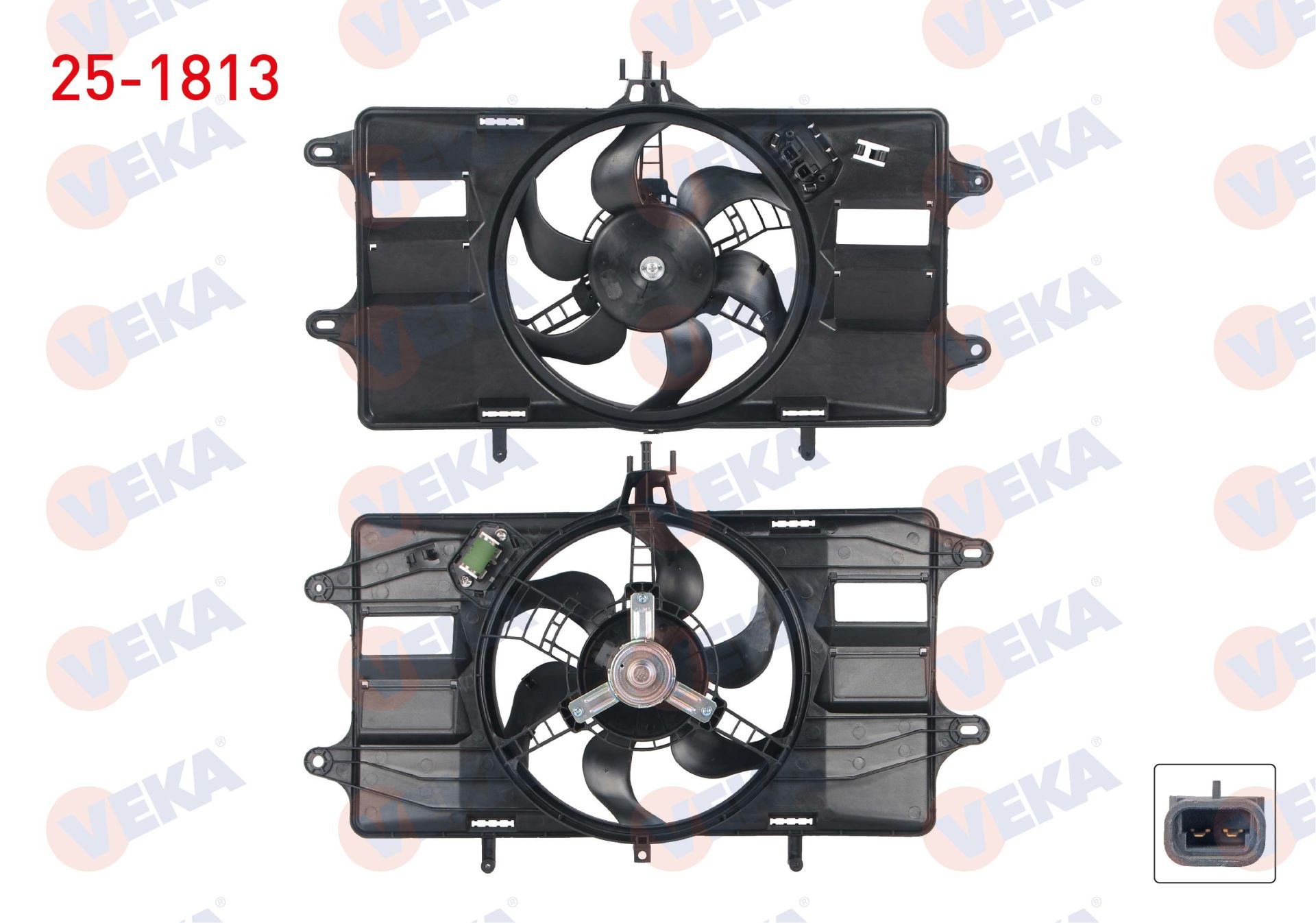 Doblo 1.2 Fan Motoru Veka 25-1813