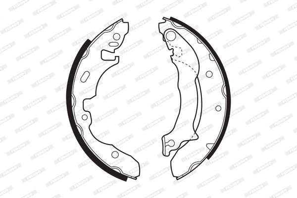 Ford Mondeo 1993-2000 Arası 1.8 TD Ferodo Marka Pabuçlu Balata
