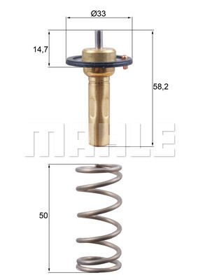 Ford Mondeo 2007-2015 Arası 1.6 EcoBoost Mahle Marka Termostat