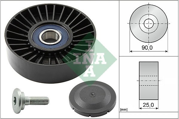 Citroen Xantia 1993-2003 Arası 2.0 i 16V, 1.6 i, 2.0 i, 1.8 i INA Marka Vantilatör Kayış Gergi Rulmanı
