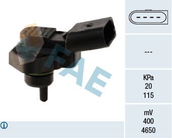 Volkswagen Polo 1994-2009 Arası 55 1.4, 60 1.4 FAE Marka Map Sensörü