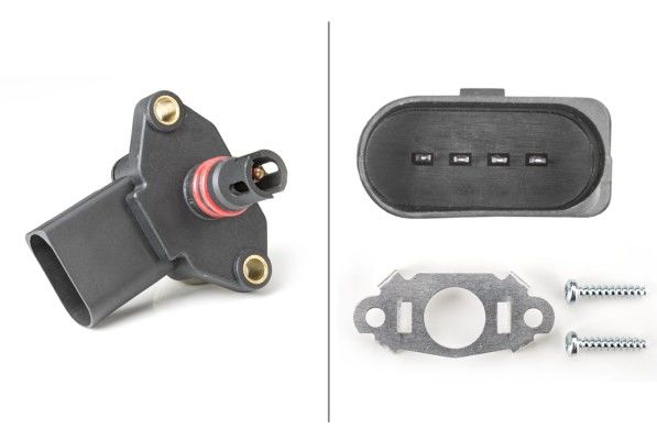 Volkswagen Polo 1994-2009 Arası 75 1.6, 100 1.4 16V Hella Marka Map Sensörü