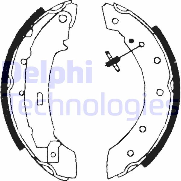 Peugeot 306 1993-2003 Arası 1.9 DT Delphi Marka Pabuçlu Balata