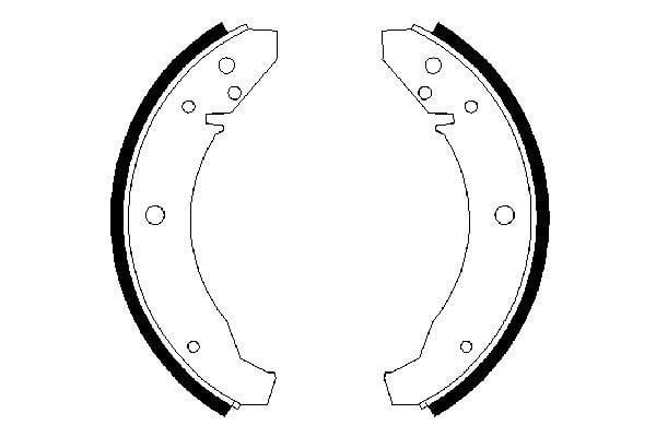 Volkswagen Kaefer 1947-2003 Arası 1500 1.6 Bosch Marka Pabuçlu Balata