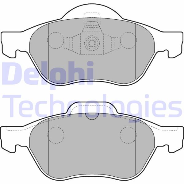 Renault Scenic 2003-2010 Arası 1.6, 1.6 Hi-Flex, 1.5 dCi Delphi Marka Ön Balata