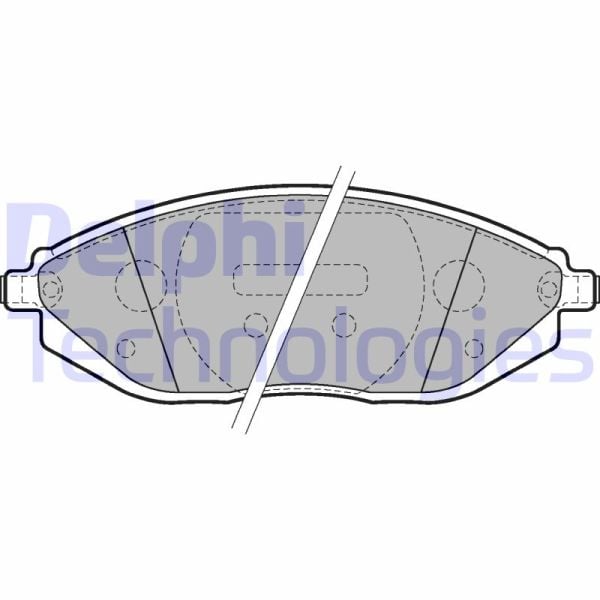 Chevrolet Spark 2009-2013 Arası 1.0, 1.2, 1.2 LPG, 1.0 LPG Delphi Marka Ön Balata