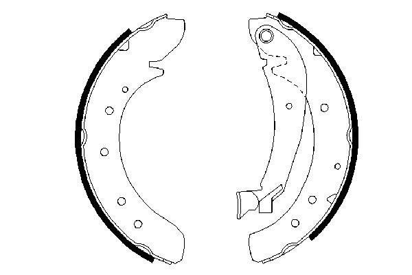 Citroen Jumper 1994-2002 Arası 1.9 TD, 2.5 TD Bosch Marka Pabuçlu Balata