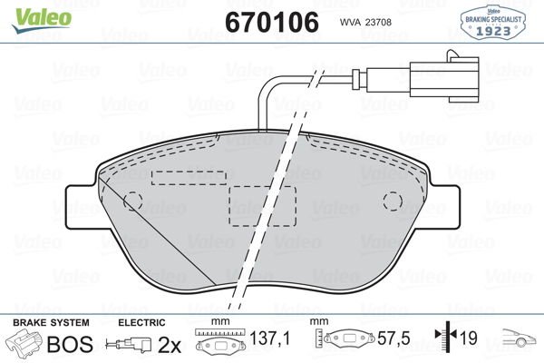 Fiat Punto Evo 2008-2012 Arası 1.3 D Multijet Valeo Marka Ön Balata