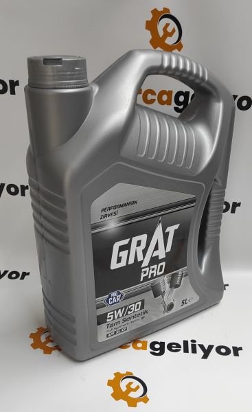Scudo 1.6 mjt Grat 5w30 Motor Yağı 5 Litre GRT-605305