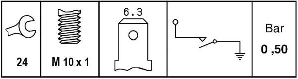 Volkswagen Polo 1994-1999 Arası 75 1.6, 100 1.4 16V, 60 1.4, 55 1.4, 50 1.0 Hella Marka Yağ Müşürü