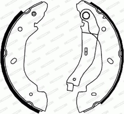 Ford Transit 2006-2014 Arası 2.2 TDCi Ferodo Marka Pabuçlu Balata
