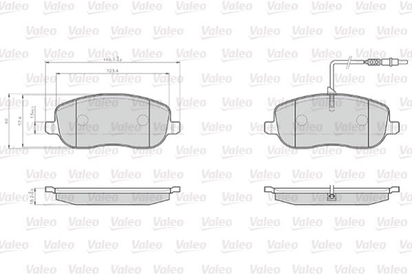 Fiat Scudo 1996-2006 Arası 2.0 JTD, 2.0 JTD 16V, 2.0 16V, 1.9 D, 2.0 Valeo Marka Ön Fişli Balata
