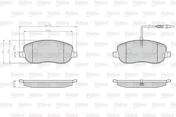 Fiat Scudo 1996-2006 Arası 2.0 JTD, 2.0 JTD 16V, 2.0 16V, 1.9 D, 2.0 Valeo Marka Ön Fişli Balata
