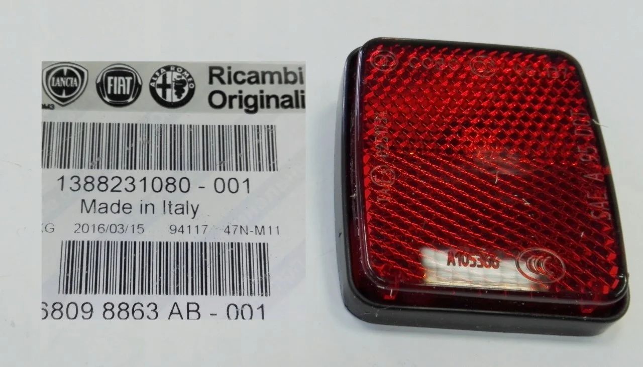 Ducato III 2014- Kısa Şase Reflektör Sağ Sol Lancia 1388231080