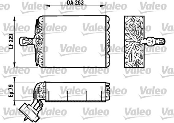 Citroen Zx 1991-1999 Arası 1.9 D, 1.4 i, 1.8 i, 1.9 i, 1.6 i, 2.0 i, 2.0 i 16V Valeo Marka Klima Radyatörü