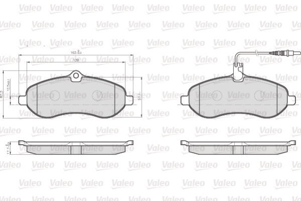 Fiat Scudo 2007-2011 Arası 2.0 D Multijet, 1.6 D Multijet Valeo Marka Ön Balata
