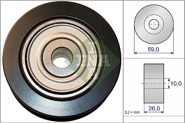 Peugeot 4008 2012-2016 Arası 2.0 AWC INA Marka Vantilatör Kayış Gergi Rulmanı