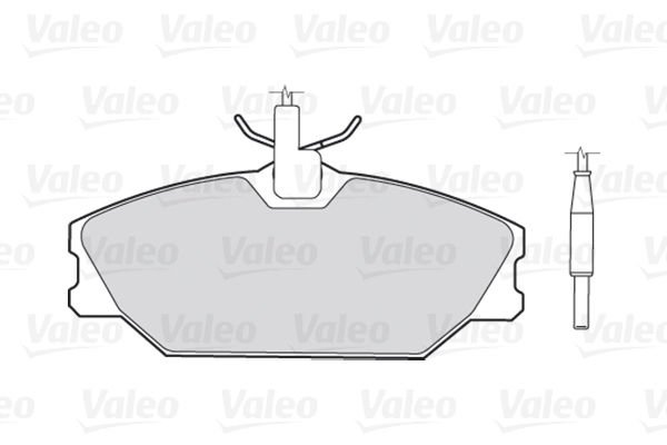 Renault Safrane 1992-2000 Arası 2.1 dT Valeo Marka Ön Balata Fişli