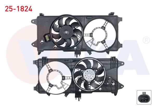 Doblo 1.3 Fan Motoru (Klimalı Araçlar İçin) Veka 25-1824