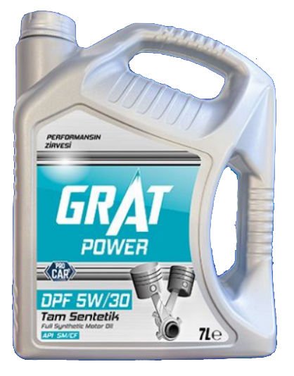 5W30 Motor Yağı Grat 7 LT Partiküllü GRT-605307/P
