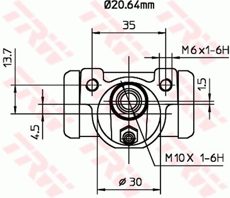 Fiat Punto 1994-2012 Arası 60 1.2, 1.2 16V 80 TRW Marka ABSSIZ Fren Silindiri
