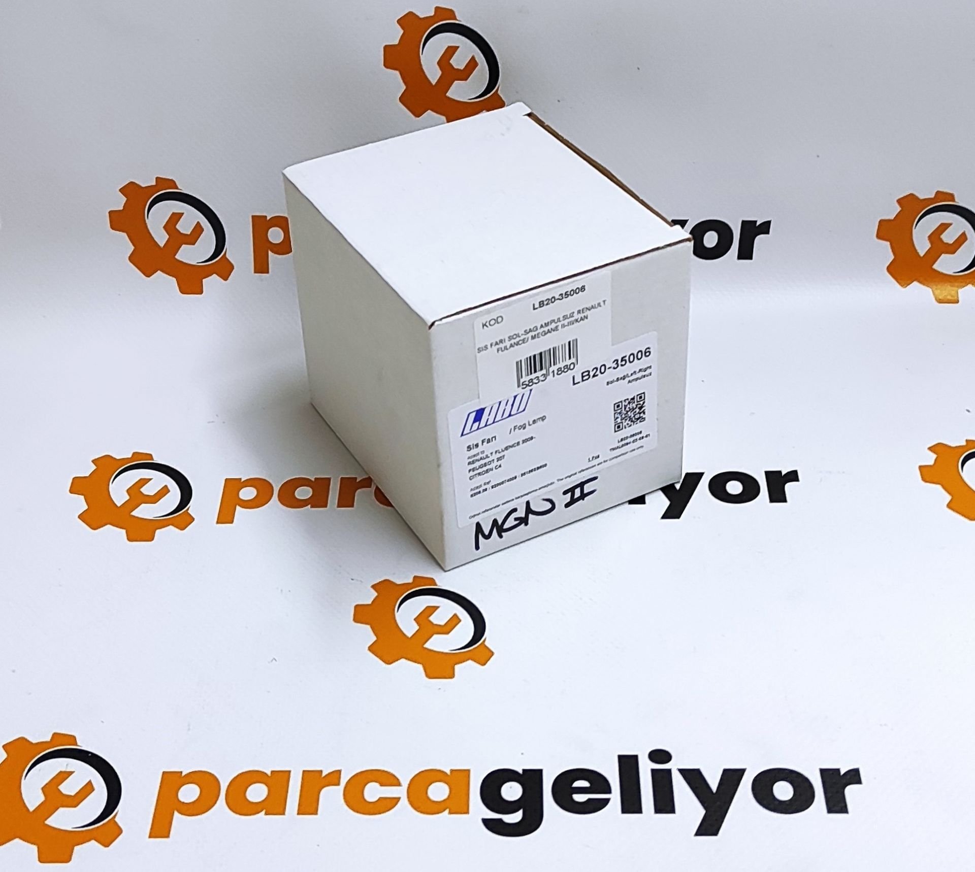 Megane II 03-05 Sağ-Sol Sis Farı (Ampulsüz) Labo