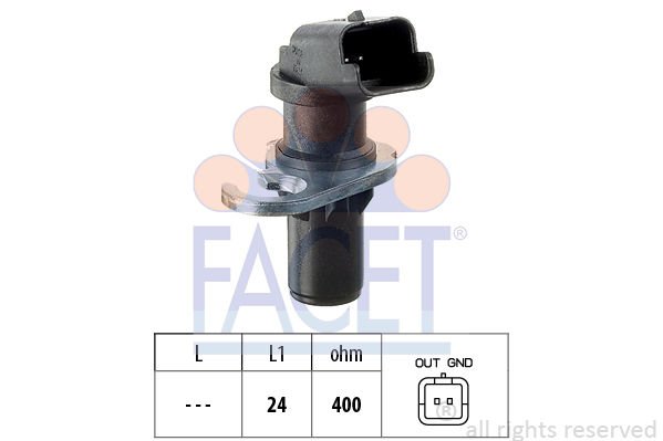 Peugeot 607 2000-2004 Arası 2.2 16V Facet Marka Krank Sensörü