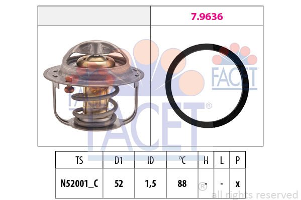 Fiat Sedici 2006-2014 Arası 1.6 16V 4x4 Facet Marka Termostat