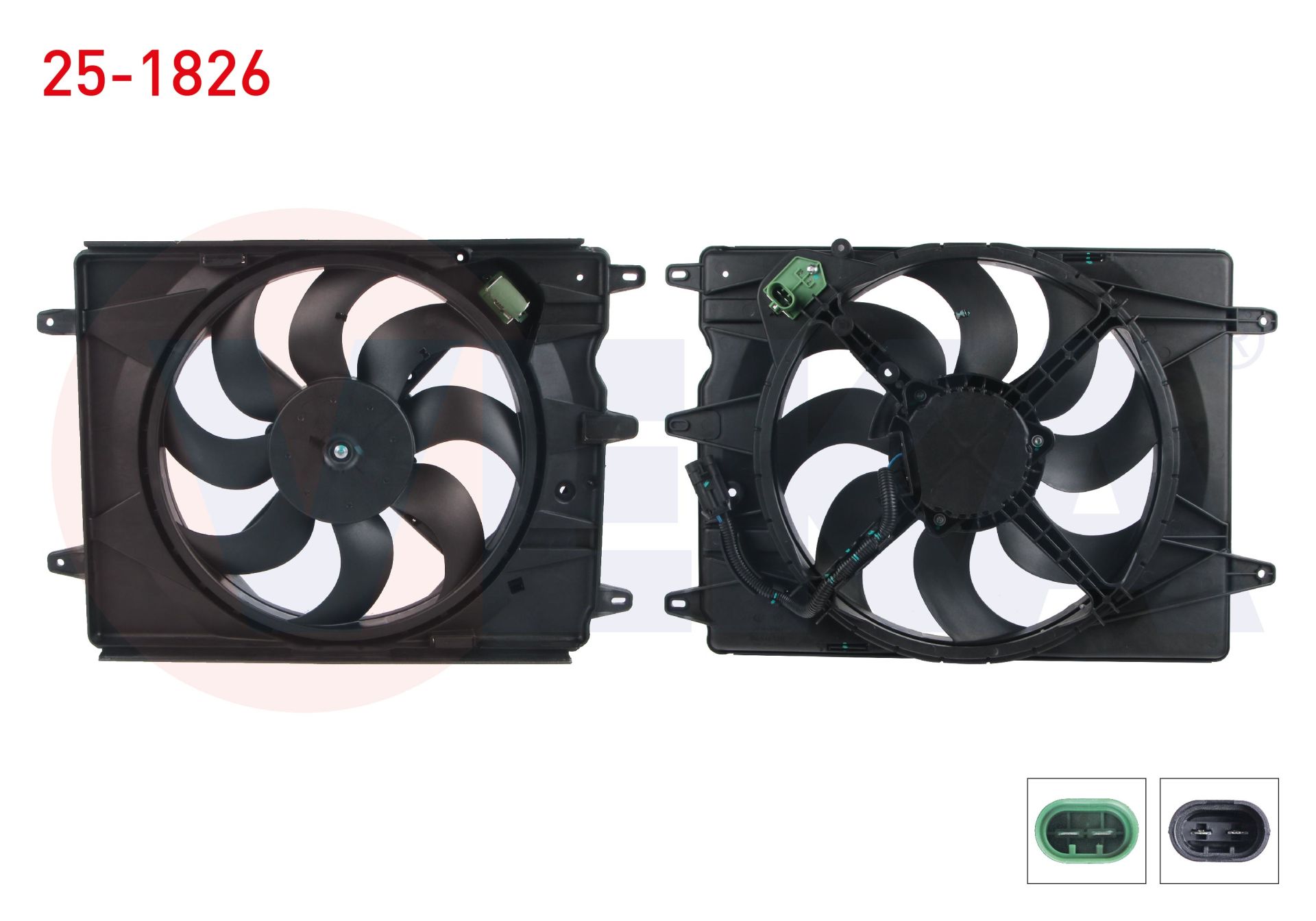 Egea 1.4 Fire Fan Motoru (Brazing) Veka 25-1826